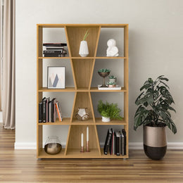 Aesthetic Wooden Bookshelf for Home-IEBS65