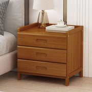 Modern Stylish Wooden Bedside Table With 3 Storage Box-IEBST07