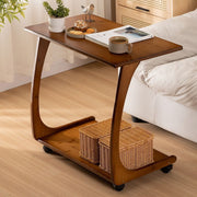Modern Wooden  Trolley Coffee Table-IECT05