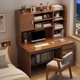 Ergonomic Study Table with Shelves।Home Office Furniture-IEST11