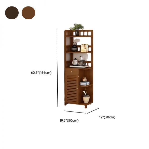 Wooden Bookshelf /Corner Shelf/Organizer- IECS01