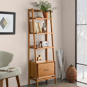 Solid Wooden Bookshelf- Modern Furniture Design-IEBS11