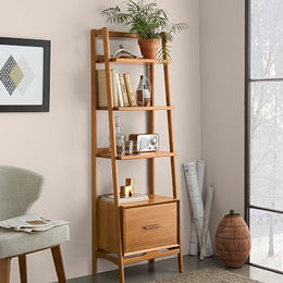 Solid Wooden Bookshelf- Modern Furniture Design-IEBS11
