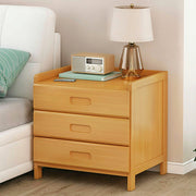 Modern Stylish Wooden Bedside Table With 3 Storage Box-IEBST07