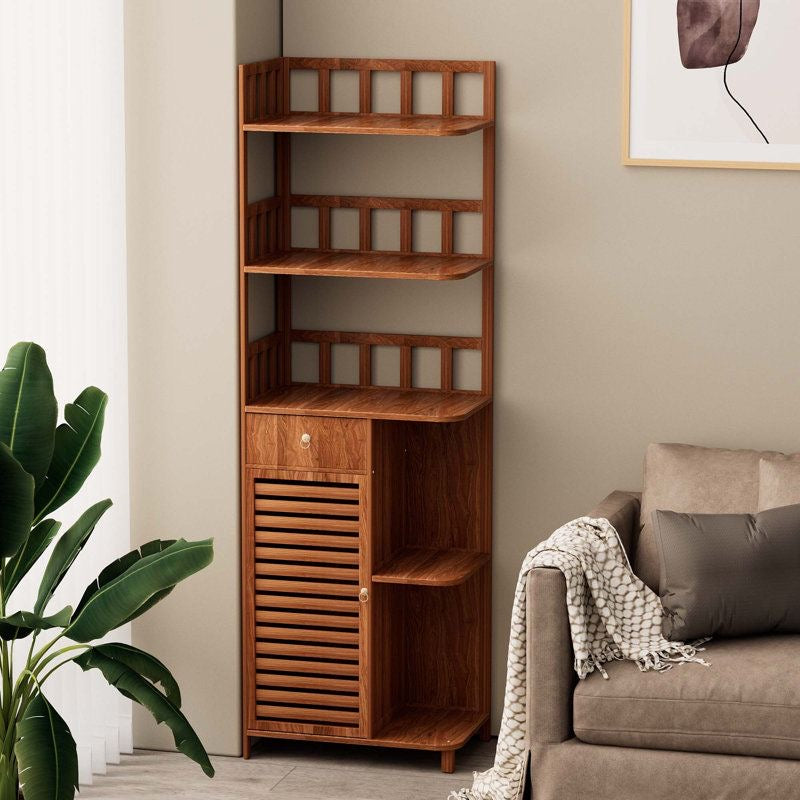 Wooden Bookshelf /Corner Shelf/Organizer- IECS01
