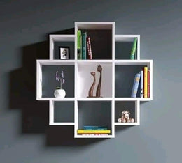 Wooden Box Wallshelf- Ideal For Living and Bedroom-IEWS19