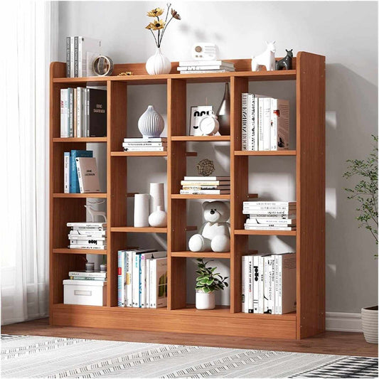 Handcrafted Wooden Large Bookshelf- Premium Quality
