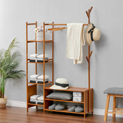 Stylish Wooden Cloth Stand।Chic &Durable-IECSM13