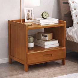 Wooden Minimalistic Bedside Table-IEBST06