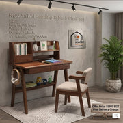 Study Table with Built-In Bookshelf-IEST16