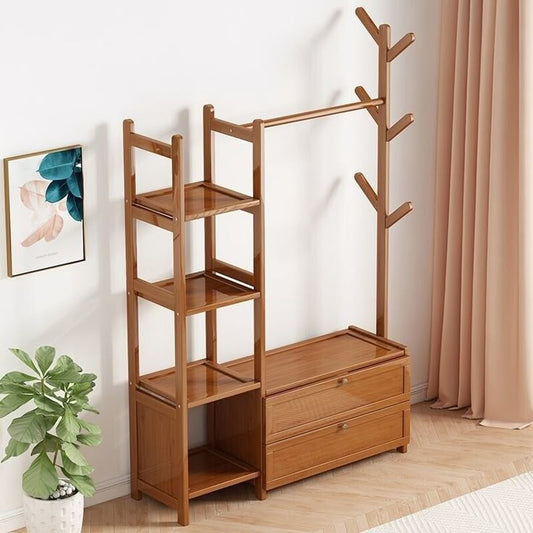 Stylish Wooden Cloth Stand।Chic &Durable-IECSM13