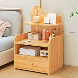 Space Saving Stylish Wooden Bedside Table-IEBST03