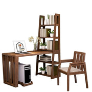 Space-Saving Study Table with Bookshelf-IEST15