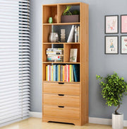 Luxury Wooden Bookshelf with 3 Drawer-IEBS64