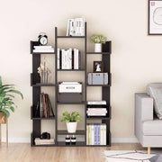 Large L-shaped Wooden Bookshelf।Perfect for Books amd Decor-IEBS07