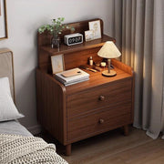 Stylish Wooden Bedside Table with Storage Box-IEBST17