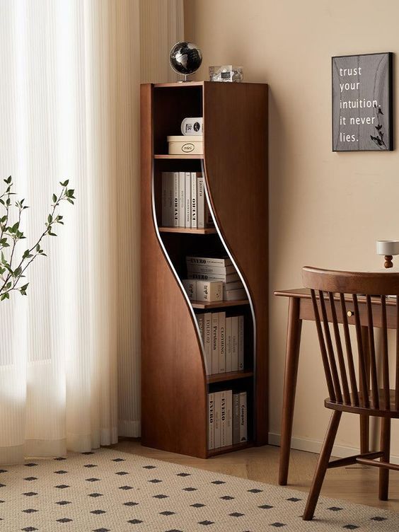 Stylish Wooden Bookshelf