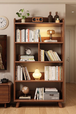 4 Tier Stylish Wooden Bookshelf-IEBS53