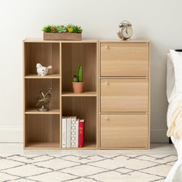 Bookshelf by Iconic Emporium। Smart Storage for Small Spaces-IEBS63