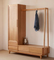 One Door Wooden Cloth Stand-IECSM20