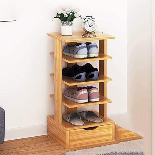 Wooden 4 Layer Shoe Rack- Keep your Shoes Neat and accessible-IESR04