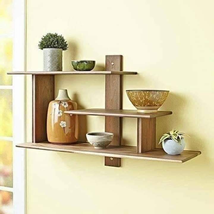 Durable Wooden Wallshelf। Organize with Elegance-IEWS14